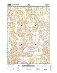 Irwin Nebraska Current topographic map, 1:24000 scale, 7.5 X 7.5 Minute, Year 2014
