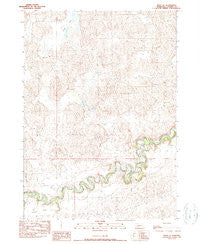 Irwin SE Nebraska Historical topographic map, 1:24000 scale, 7.5 X 7.5 Minute, Year 1990