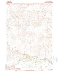 Irwin SW Nebraska Historical topographic map, 1:24000 scale, 7.5 X 7.5 Minute, Year 1990