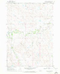 Isinglass Buttes Nebraska Historical topographic map, 1:24000 scale, 7.5 X 7.5 Minute, Year 1970