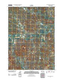 Isinglass Buttes Nebraska Historical topographic map, 1:24000 scale, 7.5 X 7.5 Minute, Year 2011