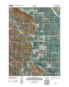 Jackson Nebraska Historical topographic map, 1:24000 scale, 7.5 X 7.5 Minute, Year 2011