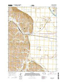 Jackson Nebraska Current topographic map, 1:24000 scale, 7.5 X 7.5 Minute, Year 2014