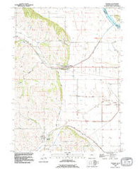 Jackson Nebraska Historical topographic map, 1:24000 scale, 7.5 X 7.5 Minute, Year 1993
