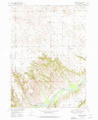 Jamison SW Nebraska Historical topographic map, 1:24000 scale, 7.5 X 7.5 Minute, Year 1949