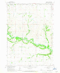 Jamison Nebraska Historical topographic map, 1:24000 scale, 7.5 X 7.5 Minute, Year 1964
