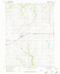 Jansen Nebraska Historical topographic map, 1:24000 scale, 7.5 X 7.5 Minute, Year 1970