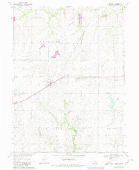 Jansen Nebraska Historical topographic map, 1:24000 scale, 7.5 X 7.5 Minute, Year 1970