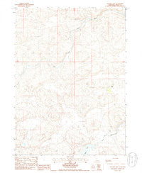 Jefford Lake Nebraska Historical topographic map, 1:24000 scale, 7.5 X 7.5 Minute, Year 1985