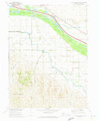 Jeffrey Reservoir NE Nebraska Historical topographic map, 1:24000 scale, 7.5 X 7.5 Minute, Year 1970