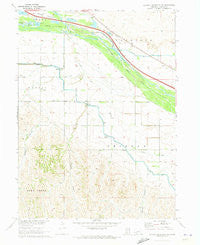 Jeffrey Reservoir NE Nebraska Historical topographic map, 1:24000 scale, 7.5 X 7.5 Minute, Year 1970