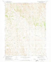Jeffrey Reservoir SE Nebraska Historical topographic map, 1:24000 scale, 7.5 X 7.5 Minute, Year 1970