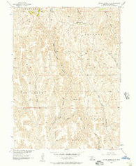 Jeffrey Reservoir SW Nebraska Historical topographic map, 1:24000 scale, 7.5 X 7.5 Minute, Year 1956