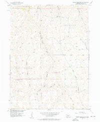 Jeffrey Reservoir SW Nebraska Historical topographic map, 1:24000 scale, 7.5 X 7.5 Minute, Year 1956