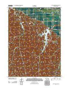 Jeffrey Reservoir Nebraska Historical topographic map, 1:24000 scale, 7.5 X 7.5 Minute, Year 2011
