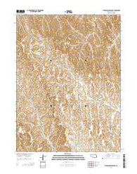 Jeffrey Reservoir SE Nebraska Current topographic map, 1:24000 scale, 7.5 X 7.5 Minute, Year 2014