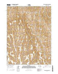 Jeffrey Reservoir SW Nebraska Current topographic map, 1:24000 scale, 7.5 X 7.5 Minute, Year 2014