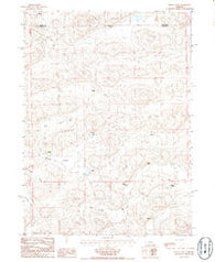 Jensen Lake Nebraska Historical topographic map, 1:24000 scale, 7.5 X 7.5 Minute, Year 1986