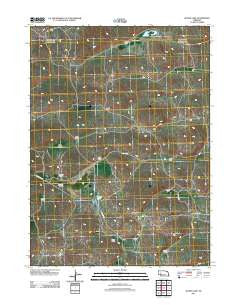 Jensen Lake Nebraska Historical topographic map, 1:24000 scale, 7.5 X 7.5 Minute, Year 2011
