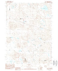 Jesse Lke Nebraska Historical topographic map, 1:24000 scale, 7.5 X 7.5 Minute, Year 1989