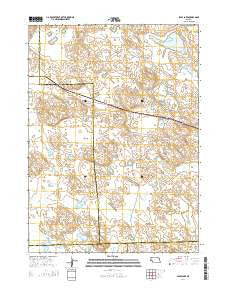 Jesse Lake Nebraska Current topographic map, 1:24000 scale, 7.5 X 7.5 Minute, Year 2014
