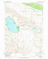 Johnson Lake Nebraska Historical topographic map, 1:24000 scale, 7.5 X 7.5 Minute, Year 1971