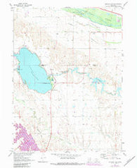 Johnson Lake Nebraska Historical topographic map, 1:24000 scale, 7.5 X 7.5 Minute, Year 1971