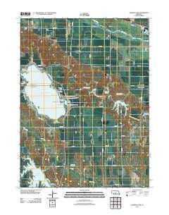 Johnson Lake Nebraska Historical topographic map, 1:24000 scale, 7.5 X 7.5 Minute, Year 2011