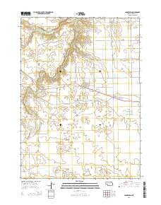 Johnstown Nebraska Current topographic map, 1:24000 scale, 7.5 X 7.5 Minute, Year 2014