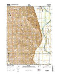Julian Nebraska Current topographic map, 1:24000 scale, 7.5 X 7.5 Minute, Year 2014