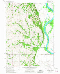 Julian Nebraska Historical topographic map, 1:24000 scale, 7.5 X 7.5 Minute, Year 1966
