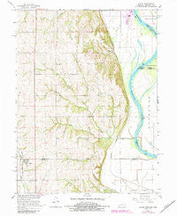 Julian Nebraska Historical topographic map, 1:24000 scale, 7.5 X 7.5 Minute, Year 1966