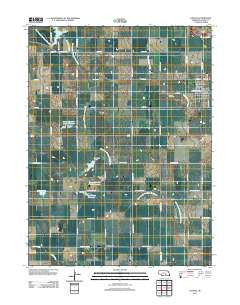 Juniata Nebraska Historical topographic map, 1:24000 scale, 7.5 X 7.5 Minute, Year 2011
