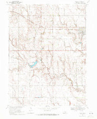 Juniata Nebraska Historical topographic map, 1:24000 scale, 7.5 X 7.5 Minute, Year 1969