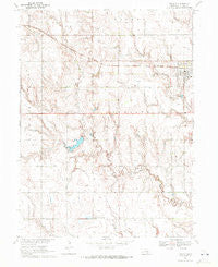 Juniata Nebraska Historical topographic map, 1:24000 scale, 7.5 X 7.5 Minute, Year 1969