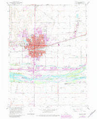 Kearney Nebraska Historical topographic map, 1:24000 scale, 7.5 X 7.5 Minute, Year 1962