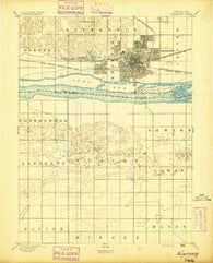 Kearney Nebraska Historical topographic map, 1:62500 scale, 15 X 15 Minute, Year 1894