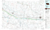Kearney Nebraska Historical topographic map, 1:100000 scale, 30 X 60 Minute, Year 1985