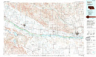 Kearney Nebraska Historical topographic map, 1:100000 scale, 30 X 60 Minute, Year 1985