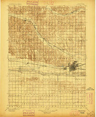 Kearney Nebraska Historical topographic map, 1:125000 scale, 30 X 30 Minute, Year 1896