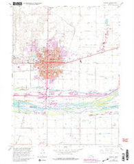 Kearney Nebraska Historical topographic map, 1:24000 scale, 7.5 X 7.5 Minute, Year 1962