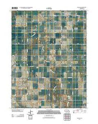 Kenesaw Nebraska Historical topographic map, 1:24000 scale, 7.5 X 7.5 Minute, Year 2011