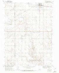 Kenesaw Nebraska Historical topographic map, 1:24000 scale, 7.5 X 7.5 Minute, Year 1969