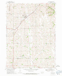 Kennard Nebraska Historical topographic map, 1:24000 scale, 7.5 X 7.5 Minute, Year 1968