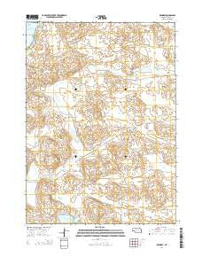 Kennedy Nebraska Current topographic map, 1:24000 scale, 7.5 X 7.5 Minute, Year 2014