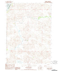 Kennedy Nebraska Historical topographic map, 1:24000 scale, 7.5 X 7.5 Minute, Year 1985