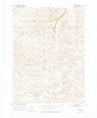 Kennedy Nebraska Historical topographic map, 1:62500 scale, 15 X 15 Minute, Year 1950