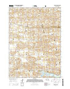 Kennedy NW Nebraska Current topographic map, 1:24000 scale, 7.5 X 7.5 Minute, Year 2014