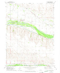 Keystone Nebraska Historical topographic map, 1:24000 scale, 7.5 X 7.5 Minute, Year 1971
