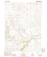 Kilgore SE Nebraska Historical topographic map, 1:24000 scale, 7.5 X 7.5 Minute, Year 1985